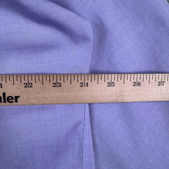 Brooks Brothers Dress Shirt Mens Size 16 33 Lilac Traditional Fit Non-Iron Cotto - Picture 9 of 13